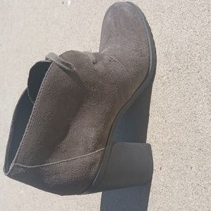 Franco Sarto western suede bootie nashville lug sole prairie 8 Dark Academia